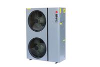 Chauffe-eau à pompe à chaleur intégrée EVI Mitsubishi Compressor DC Inverter, source d'air, R32 R410A, 12KW 16KW 18KW, système de chauffage