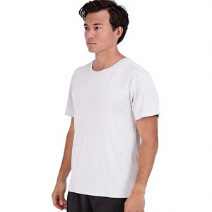 Camiseta de Manga Corta para Hombre, Cuello Redondo, Color Sólido, Algodón Súper Suave, Ligera, Informal, Ecológica, Corte Regular, Hecha a Medida - Product Image 2