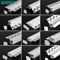 Profilés en aluminium anti-oxydation durables à LED intégrés, barre linéaire légère, luminaire d'extrusion, nouveau style