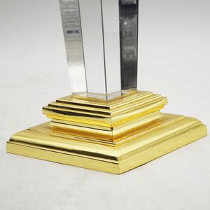 Crystal <b>Trophy</b> Customized Excellent Staff Free <b>Engraving</b> Company Annual Meeting Champion Team Creative Solid Wood Medal - Product Image 3