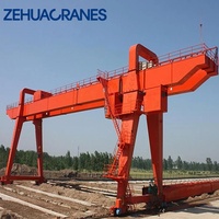 Grue portique à double poutre robuste 20 tonnes pour usine extérieure, machine de levage CE ISO, grues portiques 100 tonnes