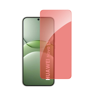 9H 2.5D Clear Anti Scratch <span class=keywords><strong>Red</strong></span> Light Eye Protection Phone Película protectora de pantalla de vidrio templado para Huawei <span class=keywords><strong>Nova</strong></span> 12 13 12i 13i Pro - Product Image 1