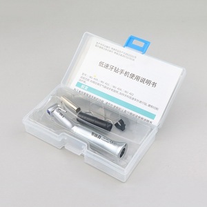 Pièce à main de perceuse dentaire à basse vitesse, rapport 20:1, argentée, électrique, avec certification CE, pour usage dentaire - Product Image 1