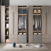 Armoire sur mesure pour toute la maison, bureau, commode, armoire intégrée, style moderne, luxe léger, ensemble complet, style européen, armoire d'angle populaire