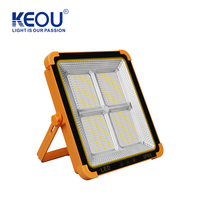 Keou tragbares LED-Flutlicht Außen 200W IP65 wasserdichtes Solar-Not licht
