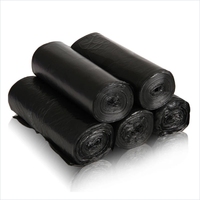 Sacs à ordures en plastique résistants de ménage à bas prix 50L 80L 100L 120L 240L sac poubelle noir