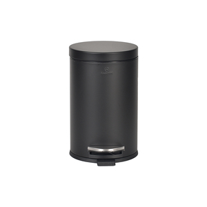 Poubelle de rangement en acier inoxydable noir de bonne qualité avec pédale pour les chambres d'hôtel - Product Image 6