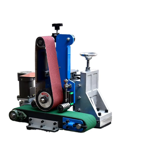 工业用双头带式抛光机，用于金属去毛刺和抛光 - Product Image 5