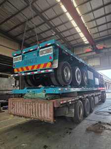 Remolque de Plataforma Plana de 2/3 Ejes y 12.5 Metros, Semirremolque de Plataforma para Contenedores de 20/40 Pies - Product Image 5