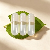 Capsules végétales vides HPMC, capsules dures végétariennes vertes, tailles 00, 0, 1, 2, 3, 4