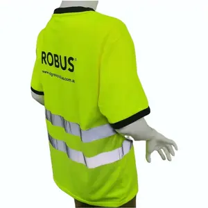Mingrui factory directly sales security saftey reflector vest motorcycle reflectors lighting shirt construction safety vest