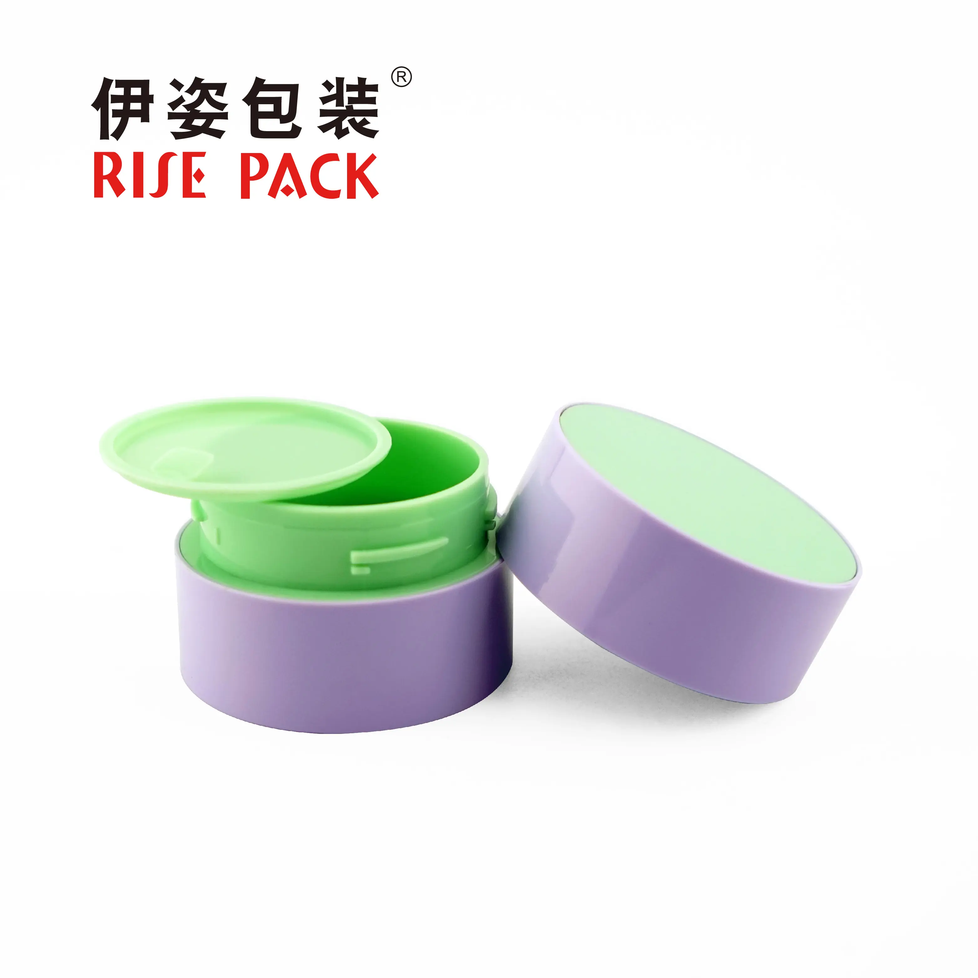 Hete Verkoop 50G Lege Pp Ronde Crème Pot Voor Huidverzorging Aangepaste Kleur En Logo Gedrukt Ronde Plastic Pot