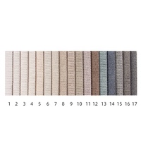 Tissu d'ameublement en velours rayé TengHui Factory Outlet avec dos en pongé pour la décoration de canapés et de meubles, style fille