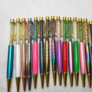 Penna a sfera con pietra di ghiaia e pietre preziose spezzate con penna a sfera con ametista DIY penna a sfera con cristallo curativo naturale al quarzo con Logo - Product Image 5