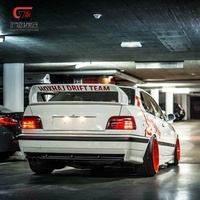 Spoiler Belakang ABS Laris Manis, Double Layer, Sayap Bagasi untuk BMW Seri 3 M3 E36 1990-2000