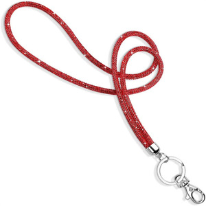 2023 Full Diamond Phone <b>Lanyard</b>, Exhibition Badge Keychain, ID Card Holder, European and American Style Diamond-Encrusted - Product Image 3