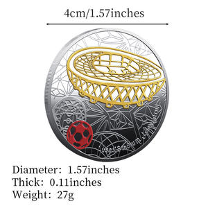 Koin Peringatan Piala Dunia Qatar 2022 Stadion Lusail, Suvenir Acara Sepak Bola, Kerajinan Logam, Koleksi Penggemar, Hadiah Dekorasi - Product Image 6