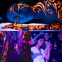 UVA 8W 2ft T5 365nm Tube de lumière noire UV pour fournitures de fête éclairage de scène affiche fluorescente lumières UVB pour sérigraphie