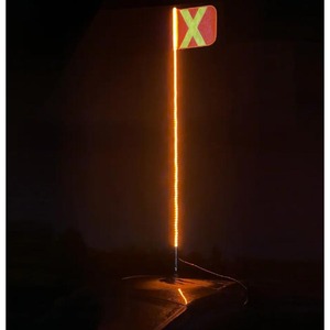 8ft/10ft/12ft an toàn cờ phản chiếu cờ cho khai thác mỏ xe siêu sáng nóng lên đầy đủ Led Roi flagspole - Product Image 3