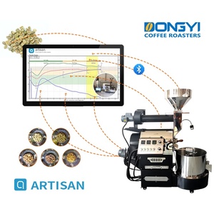 Torréfacteur à café d'usine, prix du torréfacteur à café, échantillon, gaz, électrique, commercial, 6 kg, 5 kg, 3 kg, 2 kg, 1 kg, machine à torréfier le café à domicile - Product Image 3