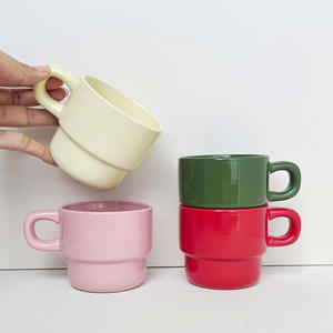 Mug en céramique personnalisé avec poignée, tasse individuelle pour cadeaux d'affaires, origine Zibo, numéro de pièce 7111 - Product Image 4