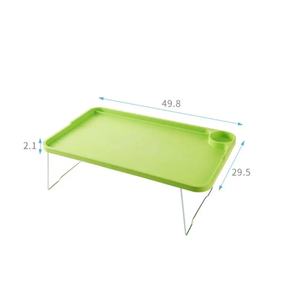 Table de lit pliable, table portable multifonction pour ordinateur portable avec support pour ordinateur portable et porte-gobelet - Product Image 5