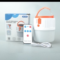 Lanterne solaire LED personnalisée pour le camping, avec télécommande, activée par le son, lampe de tente, lampe de marché nocturne en plein air
