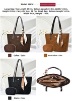 Nouveaux sacs à main pour femmes de grande capacité, design foulard en soie, style tendance, sacs fourre-tout en cuir PU avec pochette, sacs à bandoulière pour femmes