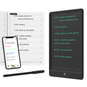 Newyes yeni 10 inç matris Lcd yazma pedi dijital kalem akıllı dizüstü Sync çizim tableti akıllı yazma seti - Product Image 2