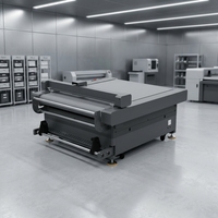 Plotter de corte de vinilo DTF de alta velocidad con doble cabezal CCD automático de 1300x2500 mm para pegatinas, cortador de cama plana de corte completo y medio corte