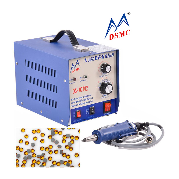 Hot selling ultrasonic drilling stone fixing machine rhinestone transfer machine for sale