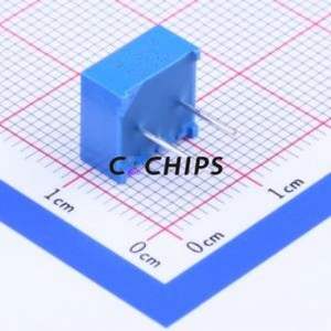 ตัวต้านทาน3386P-1-503LF ปรับได้/โพเทนชิออมิเตอร์ผ่านชิ้นส่วนรู (THT)-3P, ตัวต้านทาน9.5X9.5มม. 50Kohm 10% - Product Image 2