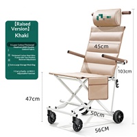 Déambulateur pliant en aluminium à 3 roues, canne légère pour voyageurs, déambulateur étroit pour petits espaces