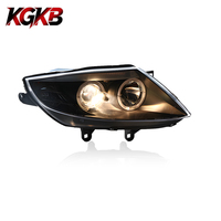 Ensemble de phares LED KGKB pour BMW Z4 E85 2003-2008 2.5i 3.0i, mise à niveau Angel Eyes Bi-LED Projecteur Haute Luminosité Plug and Play