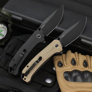 Nouveau design couteau EDC <span class=keywords><strong>14C28N</strong></span> <span class=keywords><strong>acier</strong></span> G10 et manche en Fiber de carbone randonnée extérieur couteau de poche pliant couteau cadeau Premium pour hommes - Product Image 3