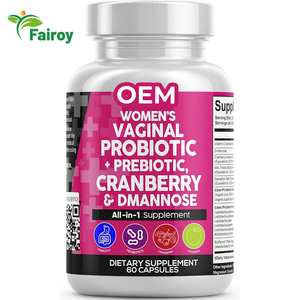 Fairoy Integratore Alimentare Probiotico Prebiotico per Donne con Mirtillo Rosso e D-Mannosio Tutto in Uno 60 Capsule - Product Image 1