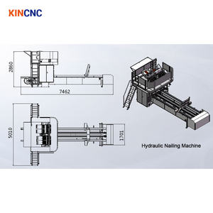 KINCNC <span class=keywords><strong>Eur</strong></span> Machine à fabriquer des palettes en bois, Machine à clouer les palettes en bois - Product Image 3