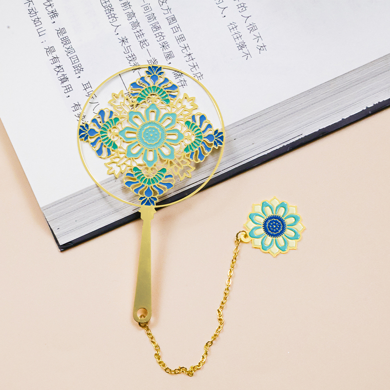 Classical Metal Bookmarks Customizable with Colorful