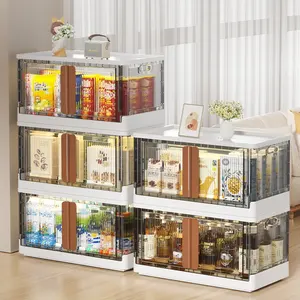 صندوق تخزين قابل للطي من هايكسينغ بسعة 95 لتر/72 لتر صديق للبيئة مصنوع من البلاستيك لتخزين الألعاب والتعبئة بشكل مستطيل - Product Image 1