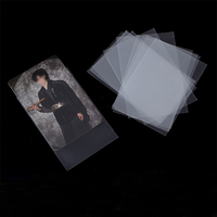 Protège-cartes transparents Premium Ultra Clear 64x89mm, ajustement parfait, matériau PP intérieur
