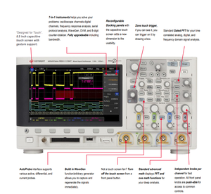 Licencia de actualización de ancho de banda Keysight DSOXT3B5T104U, de 500MHz a 1GHz para el osciloscopio de la serie X 3000T DSOXT3B5T104U con pantalla táctil intuitiva - Product Image 3