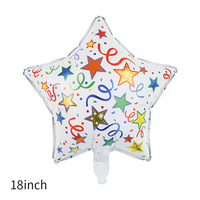 Nouvel ensemble de ballons en aluminium bleus pour Noël et anniversaire, 5 pièces, avec bannière, pour fête de fin d'année des enfants, décoration d'ambiance recyclable