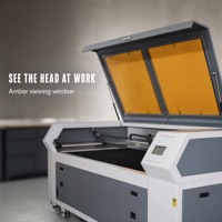 Machine de gravure et de découpe laser CO2 1610, 1600x1000mm, 80W, 100W, 130W, 150W, Ruida pour acrylique, bois, MDF, contreplaqué, cuir