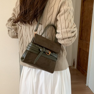 Bolso de Mano Mate de Diseño Exclusivo para Mujer, Nuevo Modelo 2025, de Alta Gama, con Cierre de Solapa, Forro de Poliéster, a la Moda - Product Image 5
