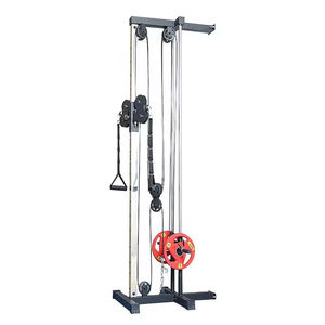 Gimnasio en casa, equipo de Fitness, estación de Cable de montaje en pared de Fitness <span class=keywords><strong>con</strong></span> sistema de doble polea ajustable, estante de gimnasio multifunción extraíble - Product Image 4