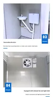 Toilettes portables industrielles modernes en acier, modèle Suzhou Zq876, pour usage extérieur, domestique et sur chantier