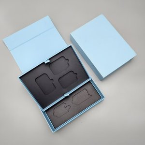 Custom Magnetic Gift Boxes Glossy <b>Lamination</b> Recyclable Rigid Boxes for VIP Credit Card Packaging Cardboard Paper Gift Sponge - Product Image 4