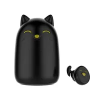 Kleine Kat Mini Draagbare Zw-t11 Tws True Hoofdtelefoon Oortelefoon Draadloze Oordopjes Met Microfoon