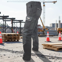Pantalon en nylon ripstop et élasthanne pour homme - Vêtements de plein air extensibles pour la construction