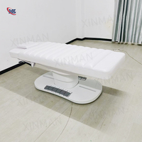 Lit esthétique médical du visage à 4 moteurs personnalisé de luxe Table de massage de lit cosmétique de salon de beauté électrique pour le traitement des cils